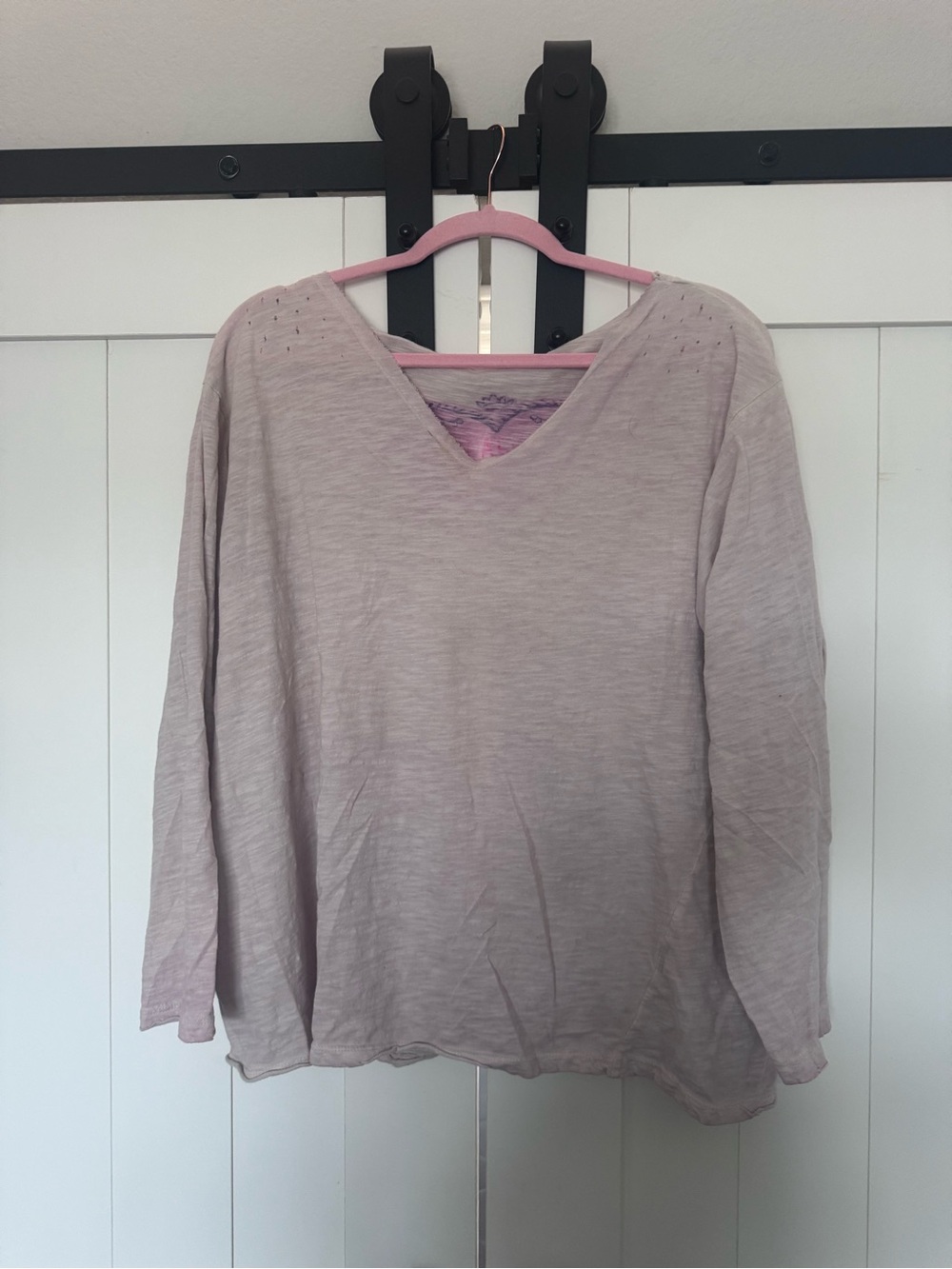 MAGNOLIA PEARL Europa Long Sleeve Tee Molly light mauve OS